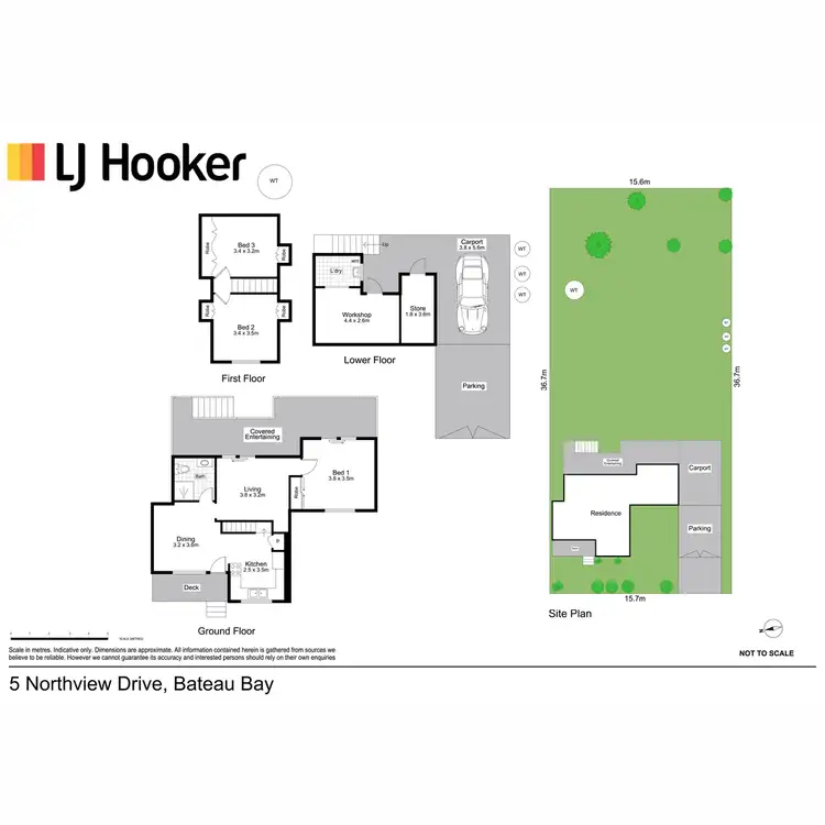 Floorplan of Homely house listing, 5 Northview Drive, Bateau Bay NSW 2261
