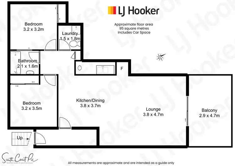 Floorplan of Homely unit listing, Unit 207/202-208 Beach Road, Batehaven NSW 2536
