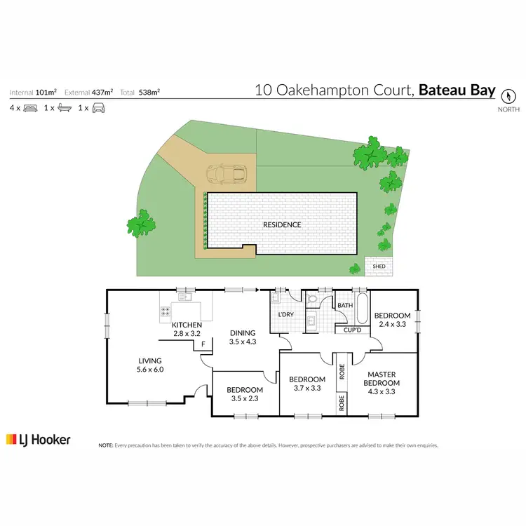 Floorplan of Homely house listing, 10 Oakehampton Court, Bateau Bay NSW 2261