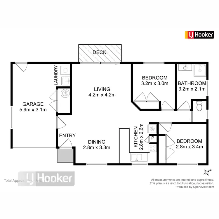 Floorplan of Homely unit listing, 15/1684 Channel Highway, Margate TAS 7054
