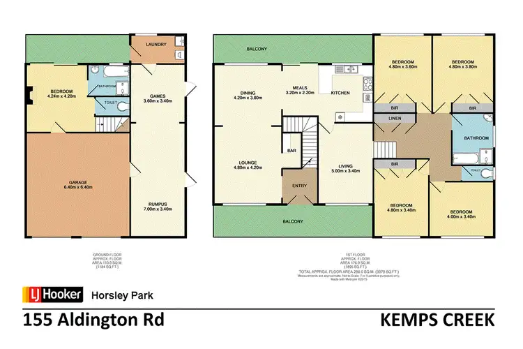 Floorplan of Homely house listing, 155 Aldington Road, Kemps Creek NSW 2178