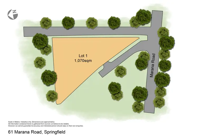 Floorplan of Homely land listing, 61 Marana Road, Springfield NSW 2250
