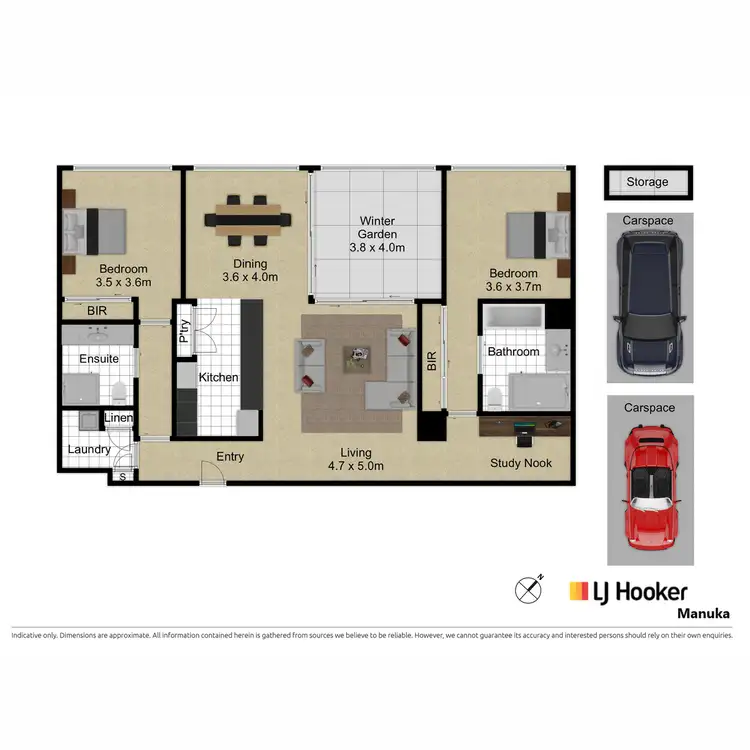 Floorplan of Homely apartment listing, 8/11 Sydney Avenue, Barton ACT 2600