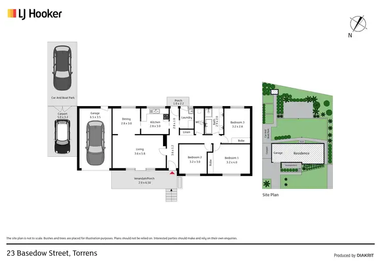 Floorplan of Homely house listing, 23 Basedow Street, Torrens ACT 2607