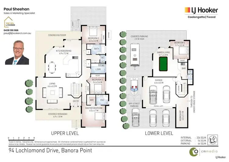 Floorplan of Homely house listing, 94 Lochlomond Drive, Banora Point NSW 2486