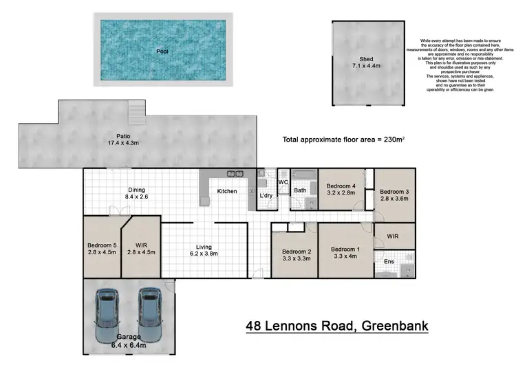 Floorplan of Homely house listing, 48 Lennons Road, Greenbank QLD 4124