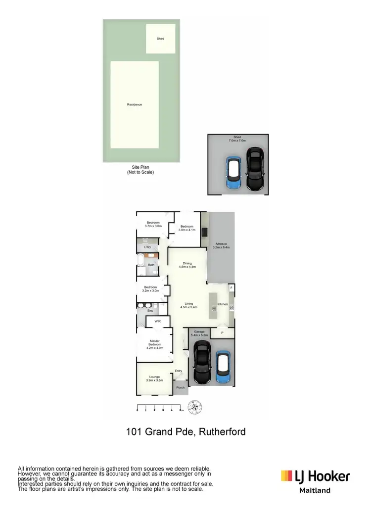 Floorplan of Homely house listing, 101 Grand Parade, Rutherford NSW 2320