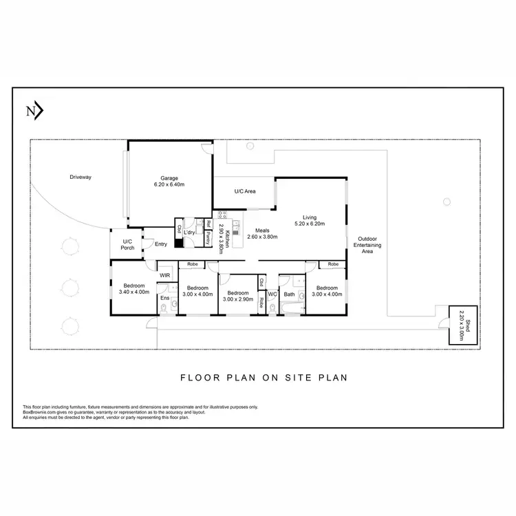 Floorplan of Homely house listing, 38 Hope Way, Tarneit VIC 3029