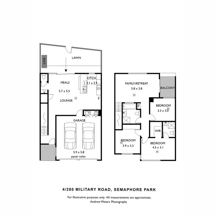 Floorplan of Homely townhouse listing, 4/280 Military Road, Semaphore Park SA 5019