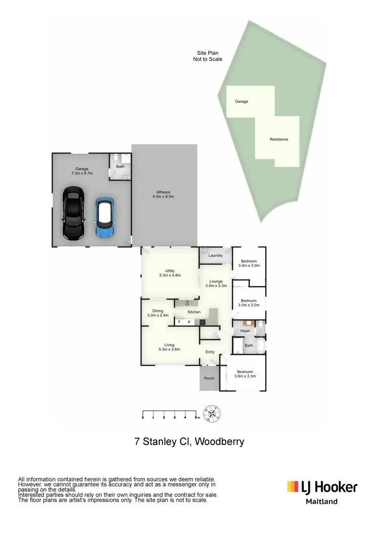 Floorplan of Homely house listing, 7 Stanley Close, Woodberry NSW 2322