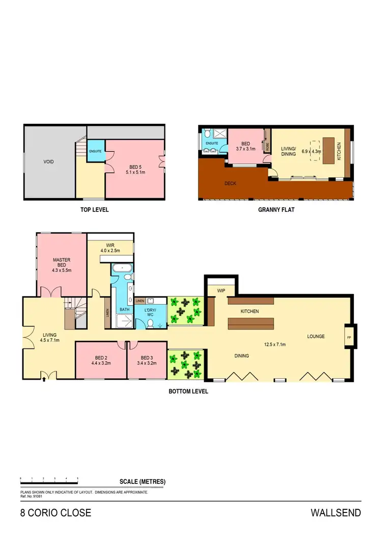 Floorplan of Homely house listing, 8 Corio Close, Wallsend NSW 2287
