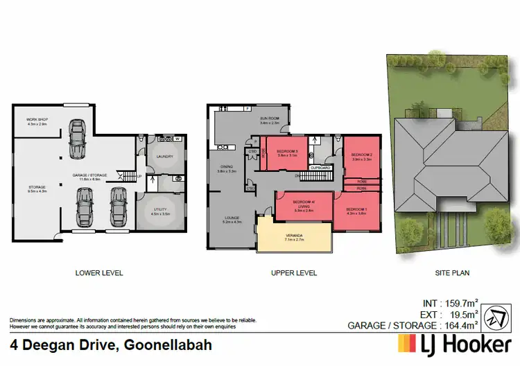Floorplan of Homely house listing, 4 Deegan Drive, Goonellabah NSW 2480