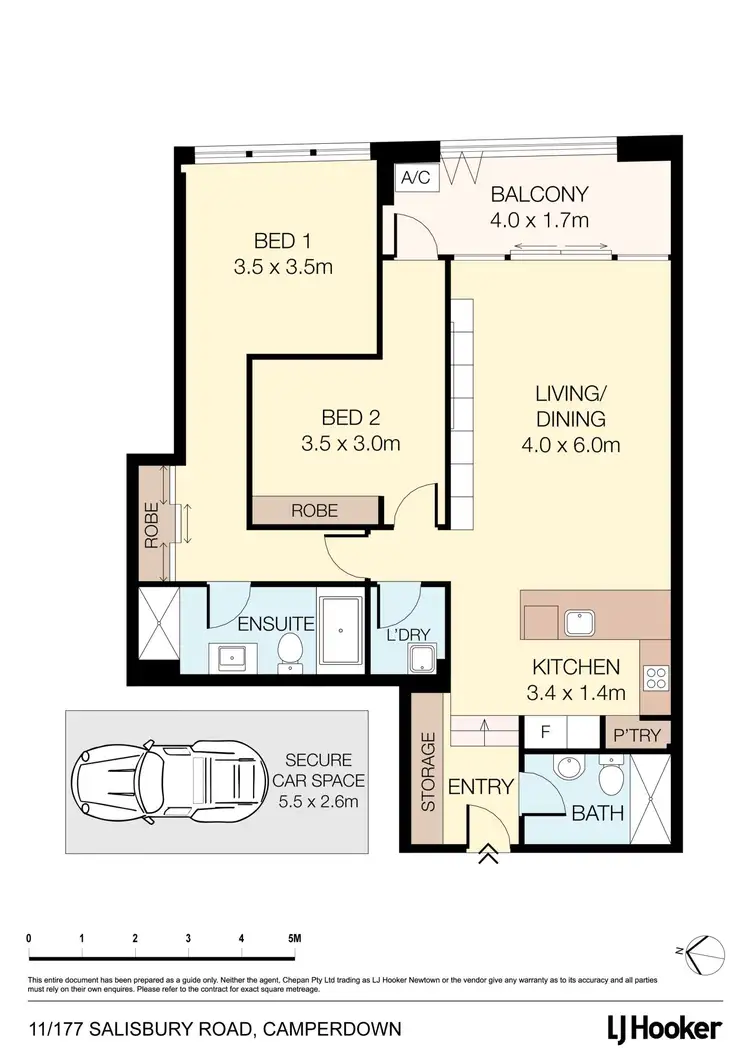 Floorplan of Homely apartment listing, 11/177-179 Salisbury Road, Camperdown NSW 2050