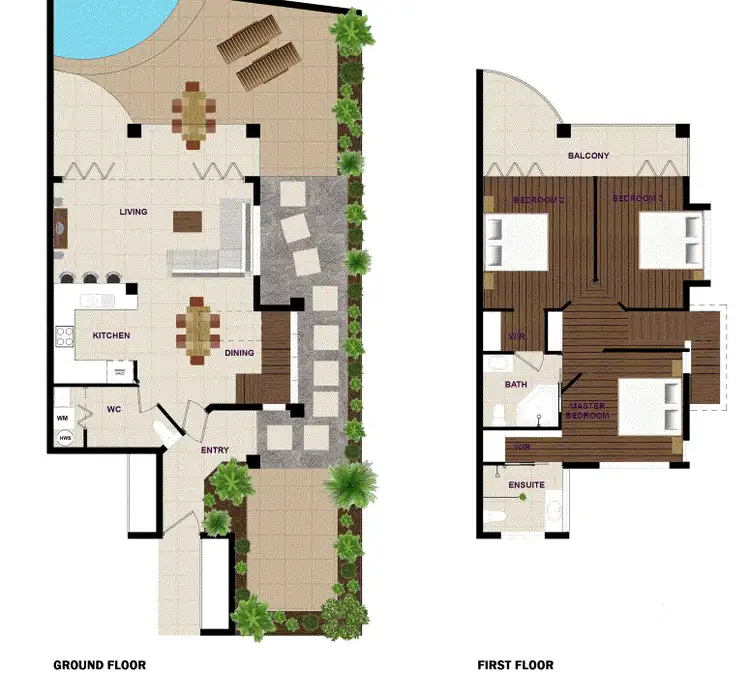 Floorplan of Homely villa listing, 3 Templemoon/18 Limpet Avenue, Port Douglas QLD 4877