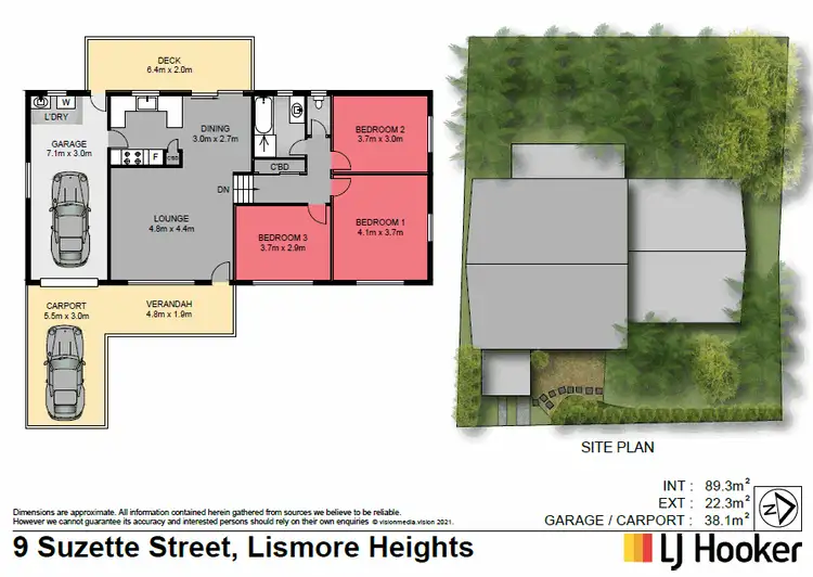 Floorplan of Homely house listing, 9 Suzette Street, Lismore Heights NSW 2480