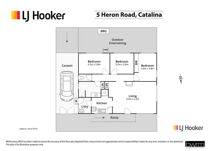 Floorplan of Homely house listing, 5 Heron Road, Catalina NSW 2536