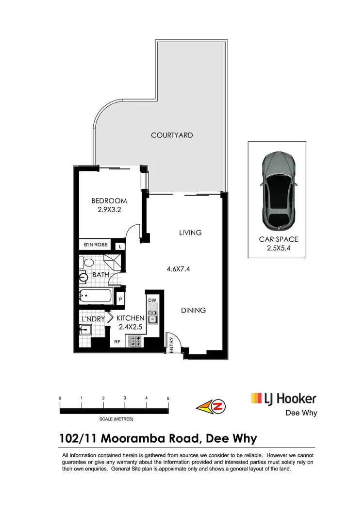 Floorplan of Homely apartment listing, 102/11 Mooramba Road, Dee Why NSW 2099