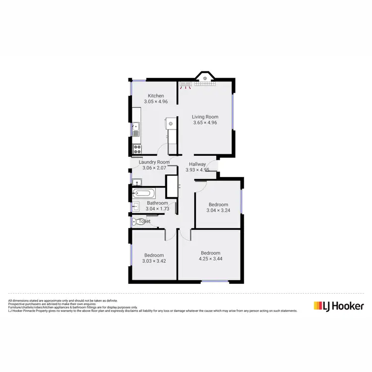 Floorplan of Homely house listing, 21 Briar Crescent, Gagebrook TAS 7030
