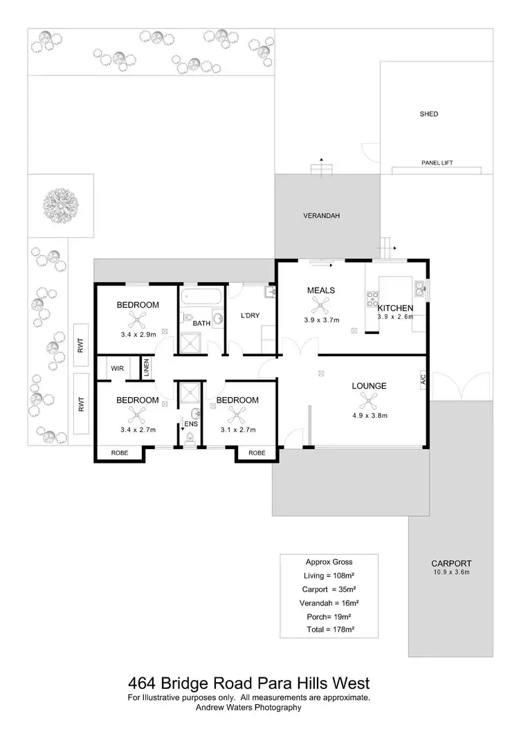 Floorplan of Homely house listing, 464 Bridge Road, Para Hills West SA 5096