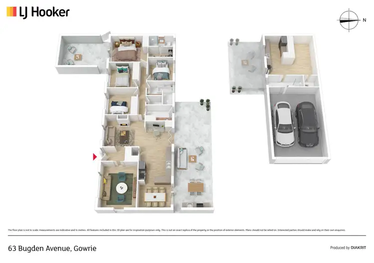 Floorplan of Homely house listing, 63 Bugden Avenue, Gowrie ACT 2904
