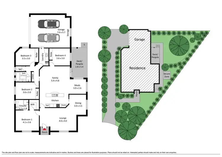 Floorplan of Homely semi-detached listing, 6A Cethana Place, Duffy ACT 2611