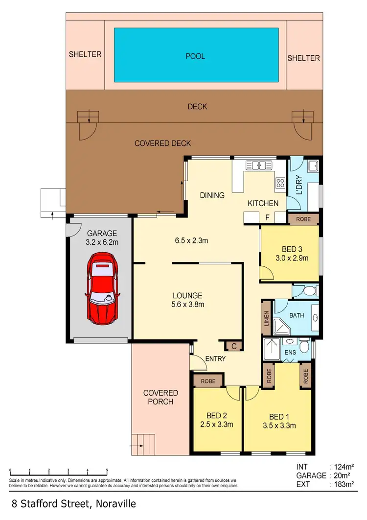 Floorplan of Homely house listing, 8 Stafford Street, Noraville NSW 2263