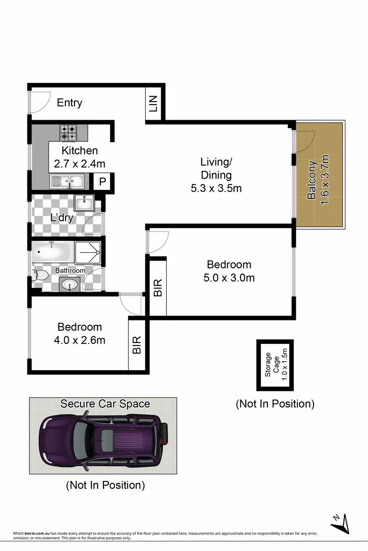 Floorplan of Homely apartment listing, 4/9 Burley Street, Lane Cove NSW 2066