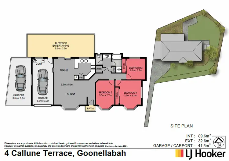 Floorplan of Homely house listing, 4 Callune Terrace, Goonellabah NSW 2480