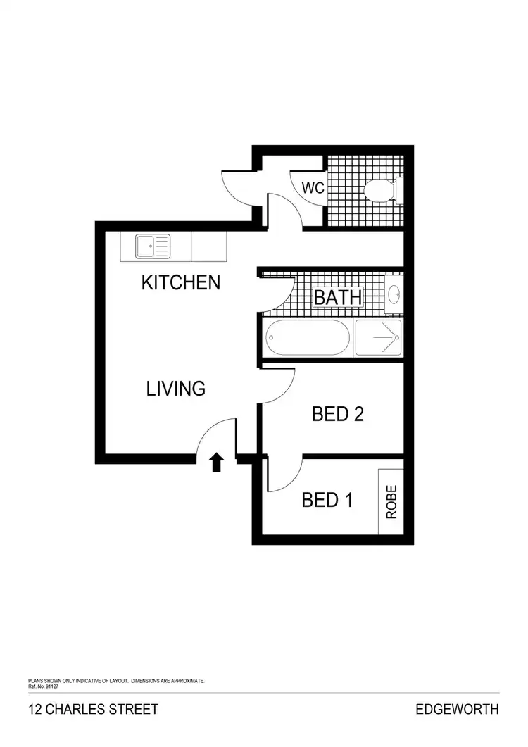 Floorplan of Homely house listing, 12 Charles Street, Edgeworth NSW 2285