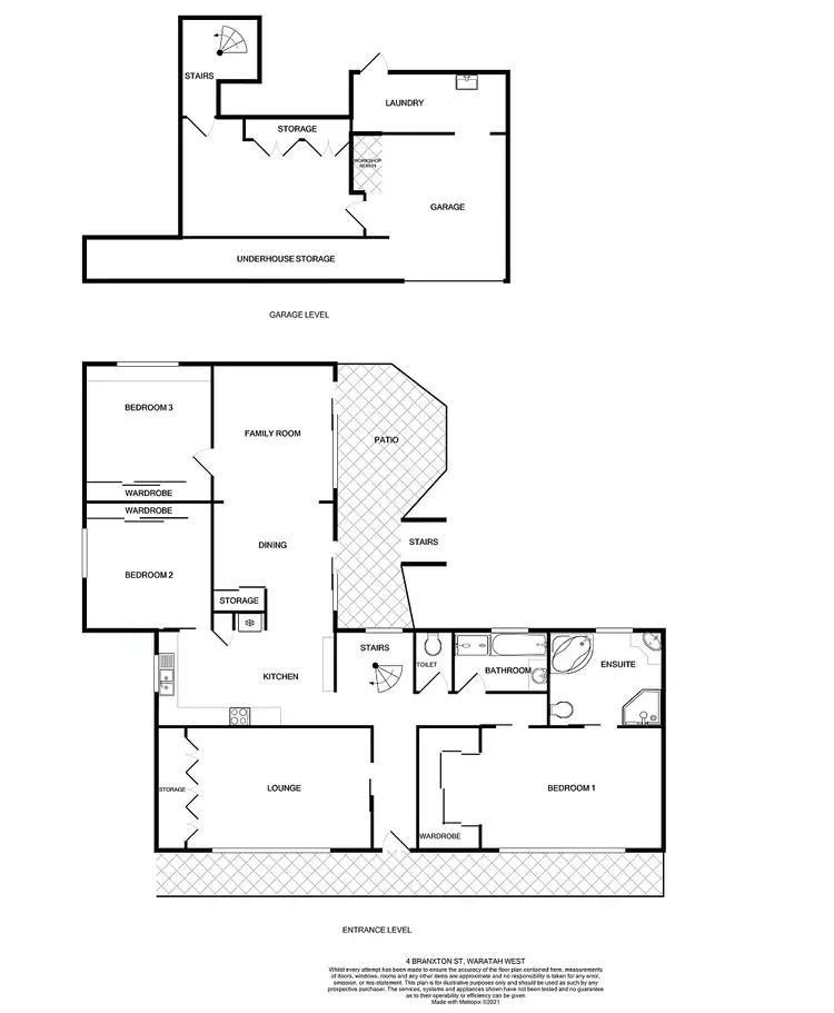 Floorplan of Homely house listing, 4 Branxton Street, Waratah West NSW 2298