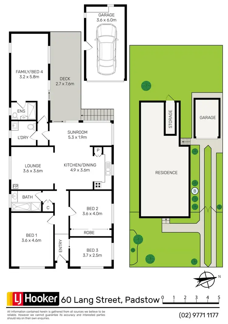 Floorplan of Homely house listing, 60 Lang Street, Padstow NSW 2211