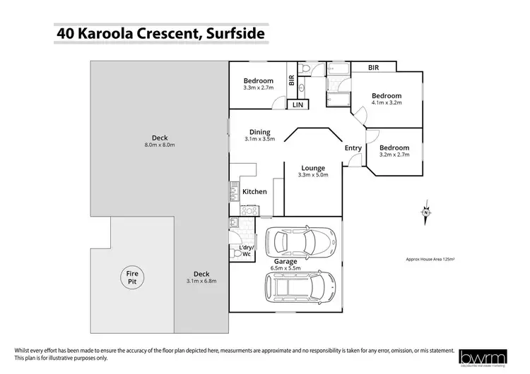 Floorplan of Homely house listing, 40 Karoola Crescent, Surfside NSW 2536