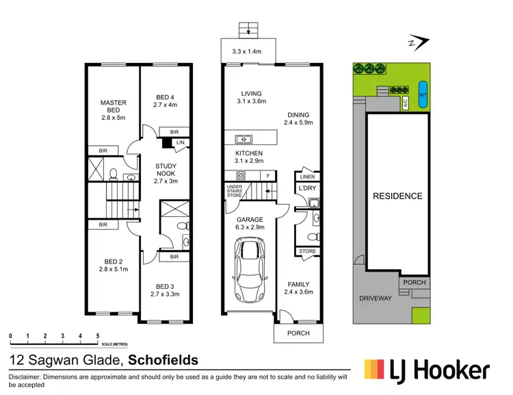 Floorplan of Homely townhouse listing, 12 Sagwan Glade, Schofields NSW 2762