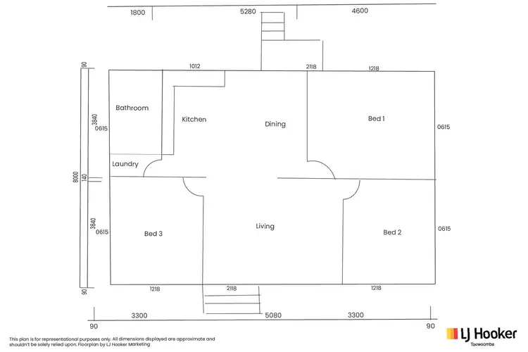 Floorplan of Homely house listing, 17a Railway Street, Bowenville QLD 4404