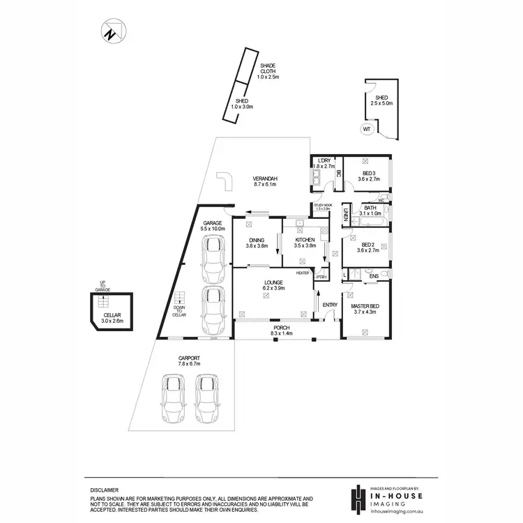 Floorplan of Homely house listing, 7 Nestor Street, Athelstone SA 5076