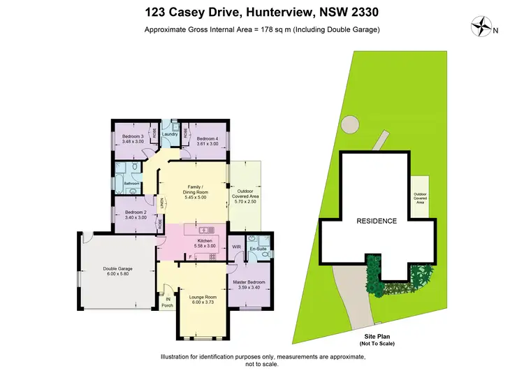 Floorplan of Homely house listing, 123 Casey Drive, Singleton NSW 2330