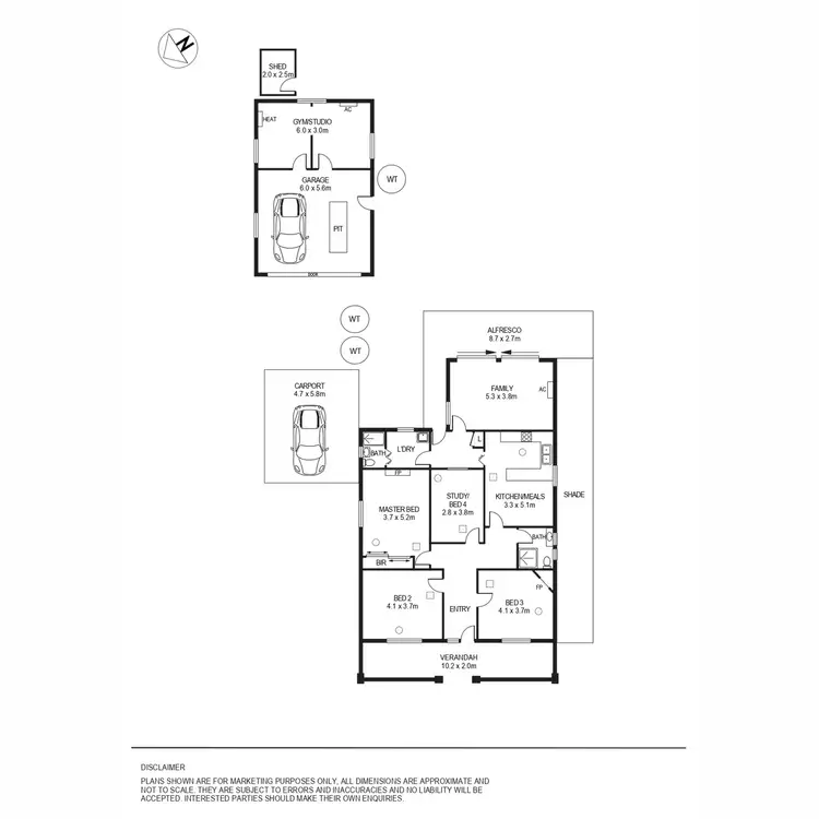 Floorplan of Homely house listing, 107 Third Avenue, Joslin SA 5070