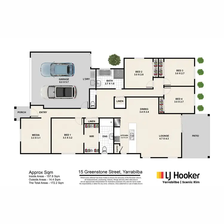 Floorplan of Homely house listing, 15 Greenstone Street, Yarrabilba QLD 4207