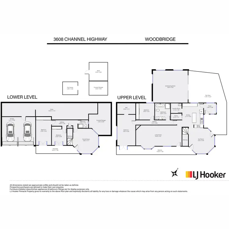 Floorplan of Homely house listing, 3608 Channel Highway, Woodbridge TAS 7162