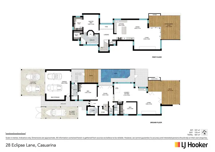 Floorplan of Homely house listing, 28 Eclipse Lane, Casuarina NSW 2487