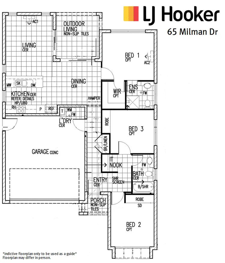 Floorplan of Homely house listing, 65 Milman Drive, Port Douglas QLD 4877