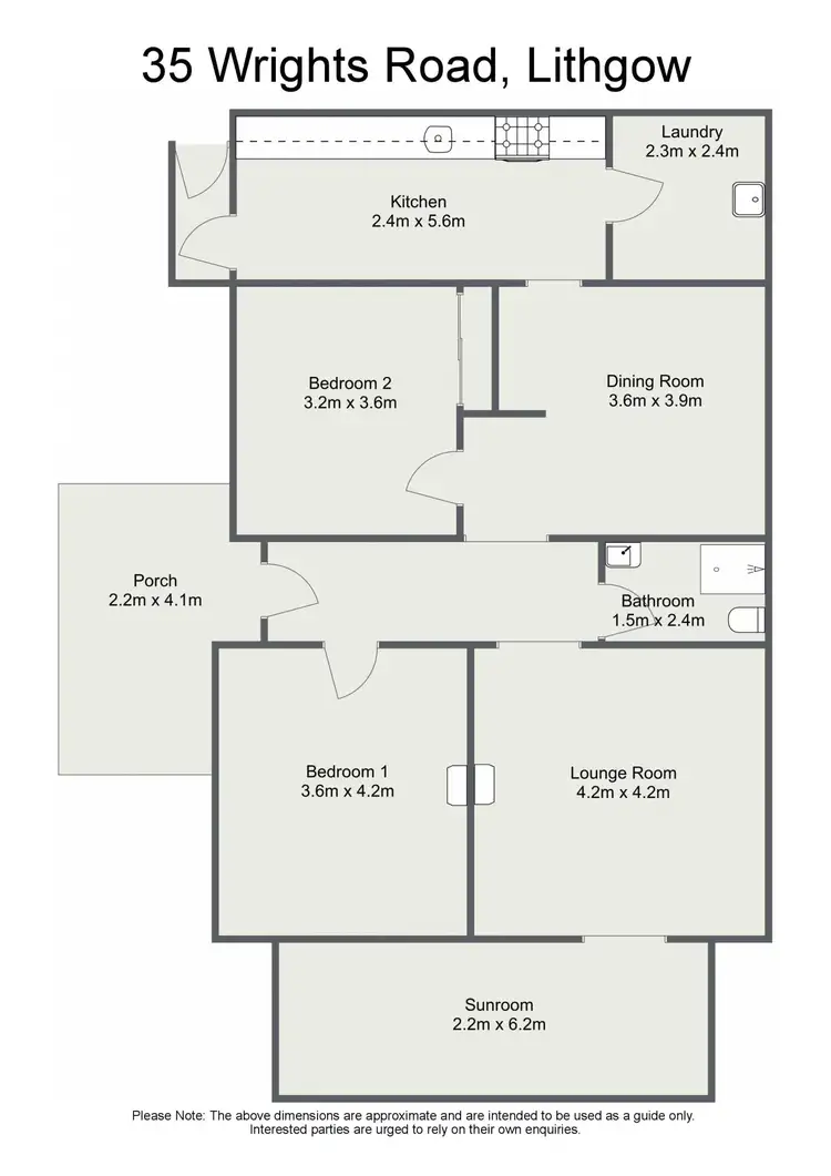 Floorplan of Homely house listing, 35 Wrights Road, Lithgow NSW 2790