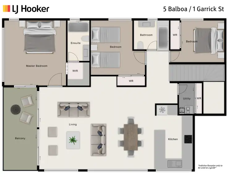 Floorplan of Homely unit listing, 5 Balboa/1 Garrick Street, Port Douglas QLD 4877