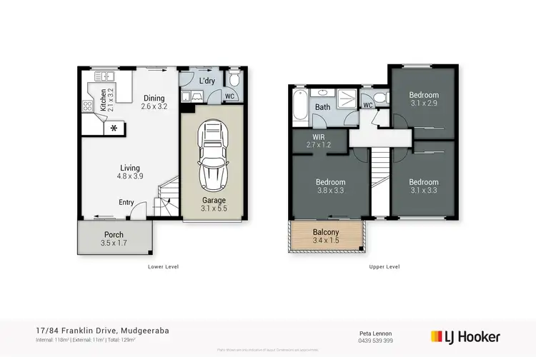 Floorplan of Homely townhouse listing, 17/84 Franklin Drive, Mudgeeraba QLD 4213