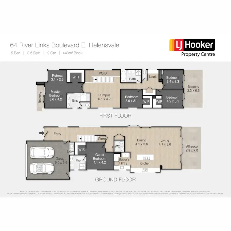 Floorplan of Homely house listing, 64 River Links Boulevard East, Helensvale QLD 4212
