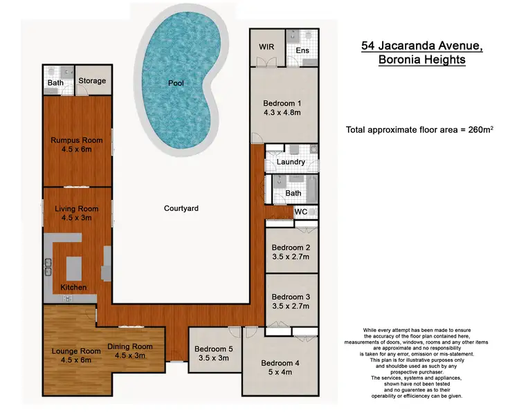Floorplan of Homely house listing, 54 Jacaranda Avenue, Boronia Heights QLD 4124