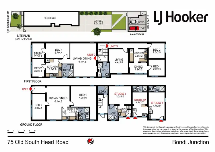 Floorplan of Homely block of units listing, 75 Old South Head Road, Bondi Junction NSW 2022