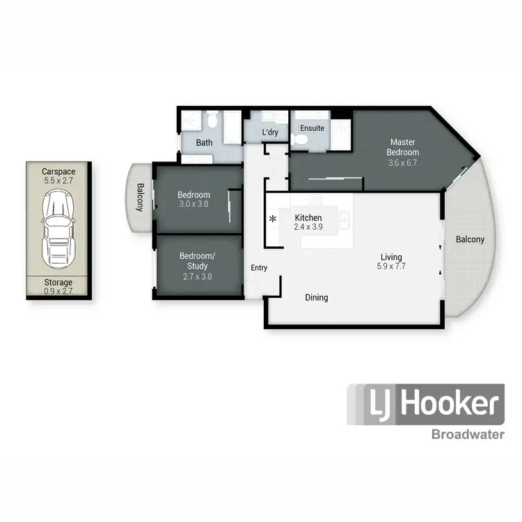 Floorplan of Homely unit listing, 5/3-5 Vernia Place, Biggera Waters QLD 4216