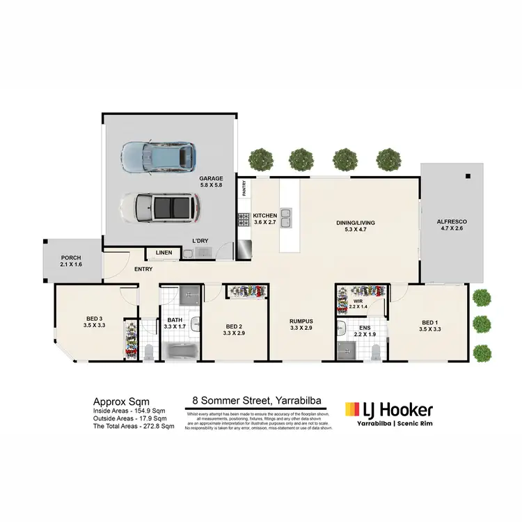 Floorplan of Homely house listing, 8 Sommer Street, Yarrabilba QLD 4207
