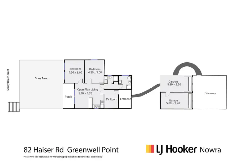 Floorplan of Homely house listing, 82 Haiser Road, Greenwell Point NSW 2540